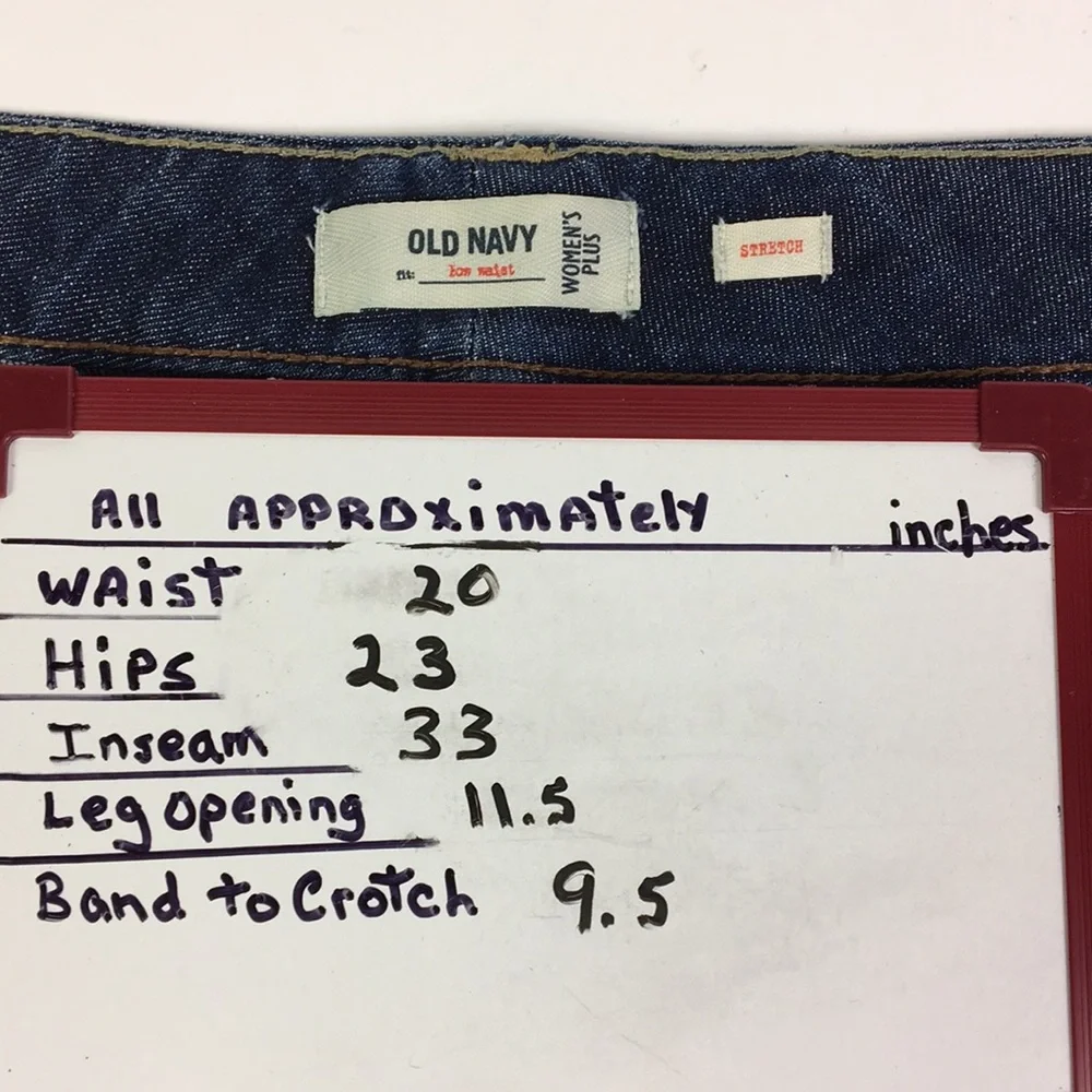 Jeans Stretch Old Navy Womens med rise Boot cut Size‎ 20 Plus L